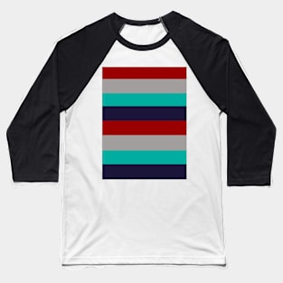 Pattern Colors Baseball T-Shirt